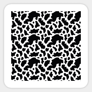 Cow Print for Animal Print Lovers Sticker